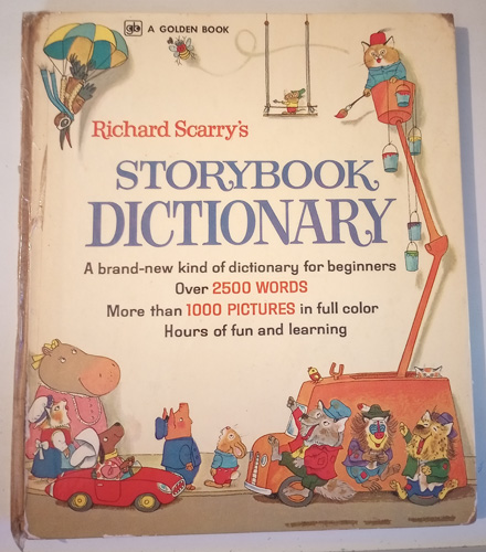 Richard Scarry's STORYBOOK DICTIONARY 1975 HB