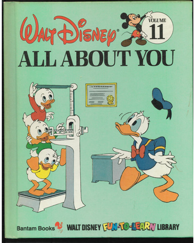 Lot of 2: Walt Disney FUN-TO-LEARN HBs SIMPLE SCIENCE ALL ABOUT YOU 1983 Pic 2