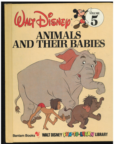 Lot of 2: Walt Disney FUN-TO-LEARN HBs BIG LITTLE SAME DIFFERENT ANIMAL BABIES 1983 Pic 2