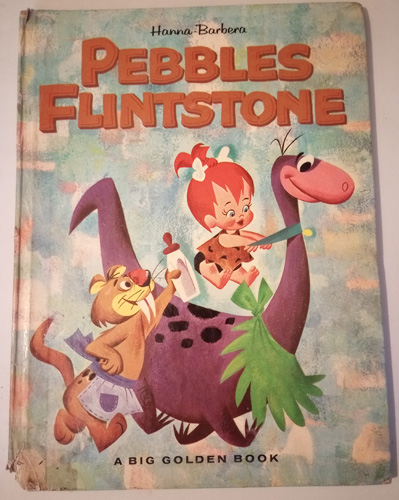 PEBBLES FLINTSTONE 1963 BIG GOLDEN BOOK Pic 1