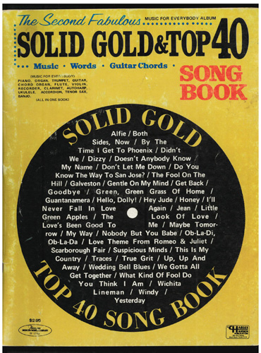 SOLID GOLD & TOP 40 SONG BOOK