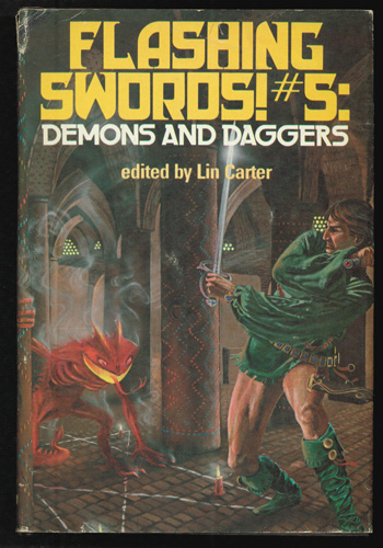 FLASHING SWORDS # 5: DEMONS AND DAGGERS 1981 HB w/ DJ Pic 1