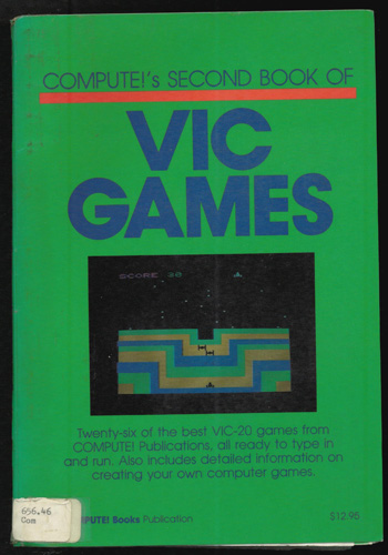 COMPUTE!'s SECOND BOOK OF VIC GAMES 1984