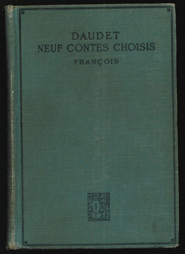 DAUDET NEUF CONTES CHOISIS FRANCOIS 1911 HB