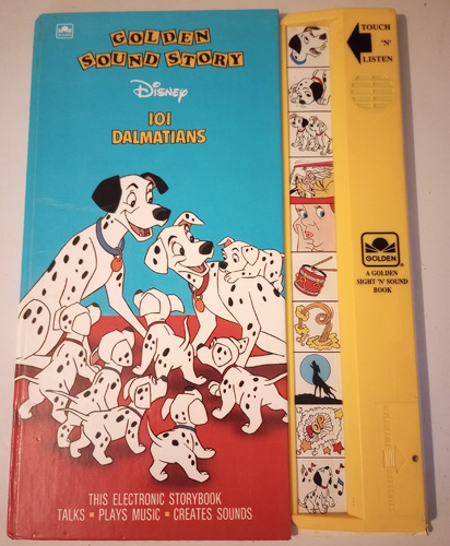  2 Golden Sound Story Books: 101 Dalmations & How to Get to Sesame Street Pic 1