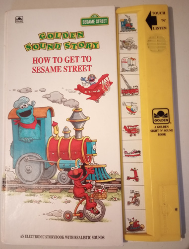  2 Golden Sound Story Books: 101 Dalmations & How to Get to Sesame Street Pic 3