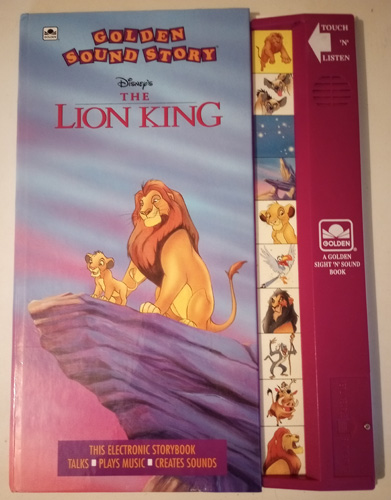  Disney's The LION KING Golden Sound Story Book: Works Pic 1