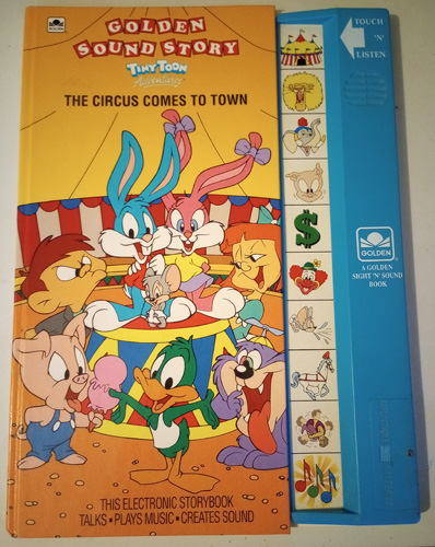  2 Golden Sound Story Books: Mickey's Birthday Surprise & Circus Comes to Town Pic 3