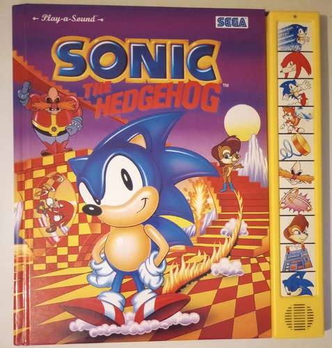  Sonic the Hedgehog Play-A-Sound Book Sega 1995: Works Pic 1