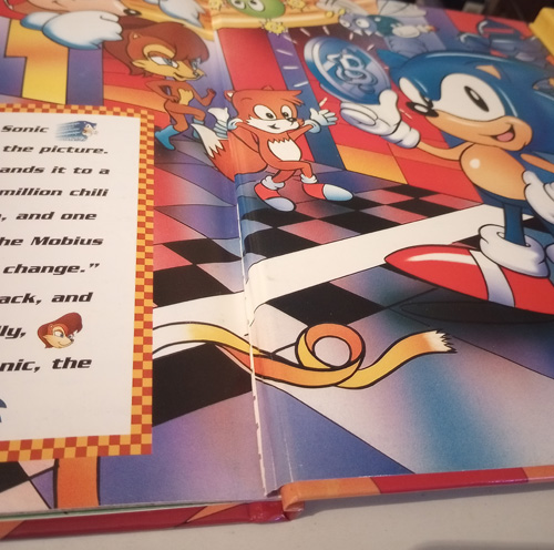  Sonic the Hedgehog Play-A-Sound Book Sega 1995: Works Pic 3