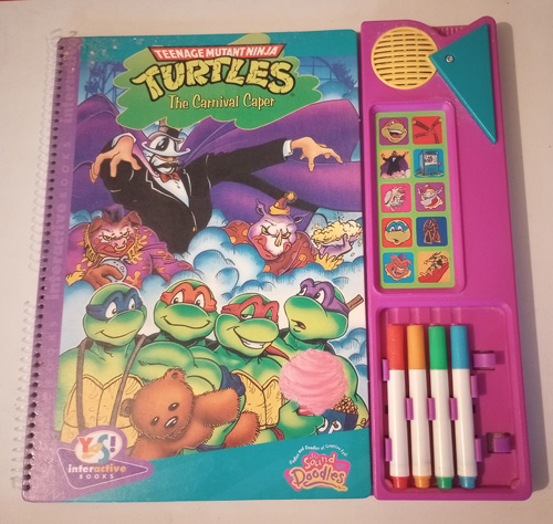  2 TMNT Turtles Sound Books: Carnival Caper & Invasion of Robobugs Pic 1