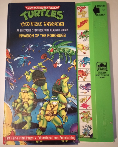  2 TMNT Turtles Sound Books: Carnival Caper & Invasion of Robobugs Pic 5