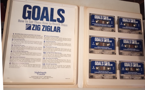 GOALS How to Set Them How to Reach Them ZIG ZIGLAR 6 Cassettes Pic 2