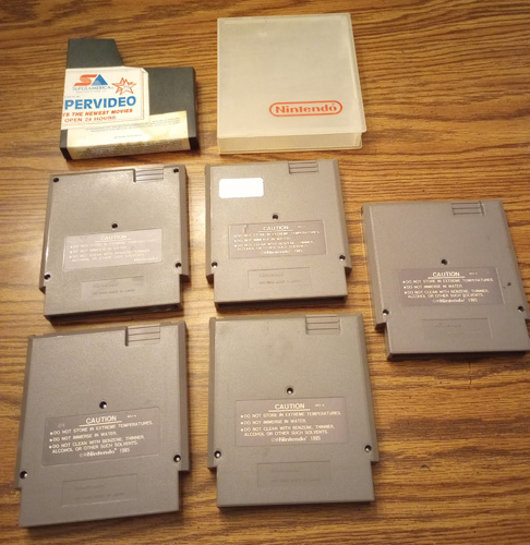 Lot of 5: NES Nintendo Games: Super Mario 3, Wrestlemania, Ice Climber, Blades of Steel Pic 2