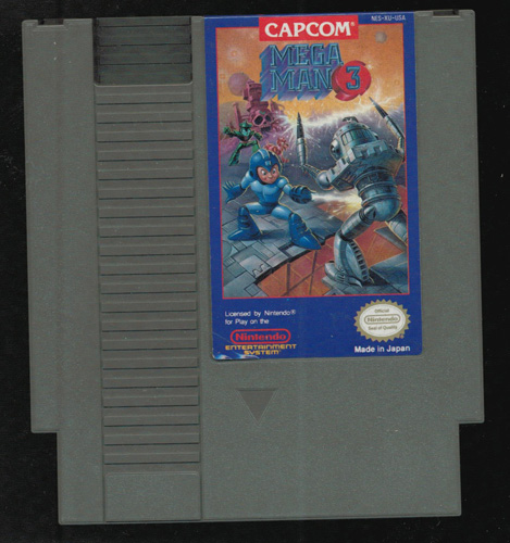 1990 Mega Man 3 NES Nintendo Game Pic 1