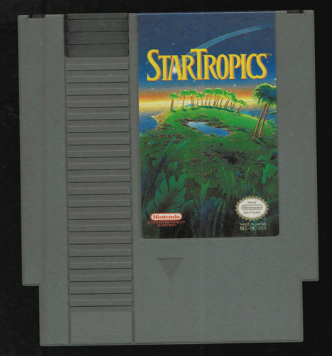 1990 Star Tropics NES Nintendo Game with Box Pic 2