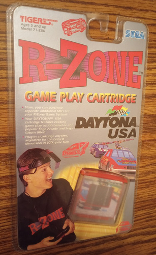 Tiger Electronics R-Zone Sega Game Play Cartridge Daytona USA - NEW Pic 1