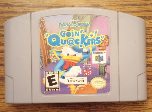 Disney Donald Duck Goin' Quackers Nintendo N64 Game Pic 1