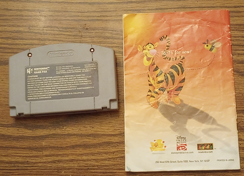 Tigger's Honey Hunt Nintendo N64 Game, Box, Manual Pic 4